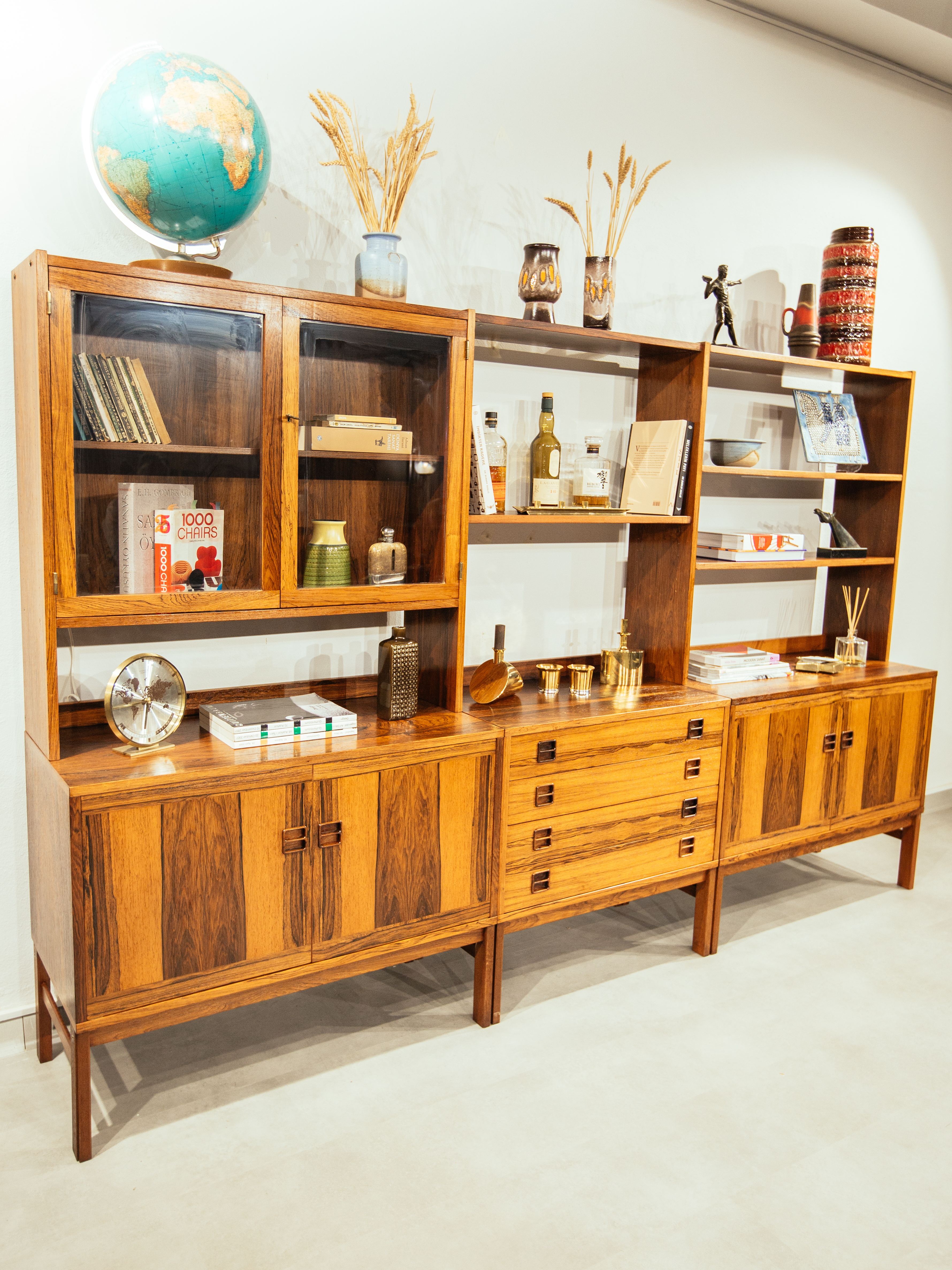 1960s, Eric Wörtz tasarımı , Jakaranda ağacı kitaplık